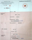 Quittance de paiement